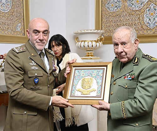 Algerian Chief of Staff Receives Italian Counterpart