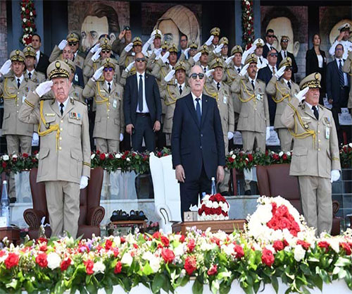 Algerian President Presides over Graduation Ceremony at Cherchell Military Academy 