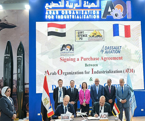 Arab Organization for Industrialization (AOI) Signs Multiple Agreements at EDEX 2025 Arab Organization for Industrialization (AOI) Signs Multiple Agreements at EDEX 2025
