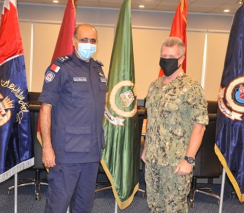 Bahrain’s Coast Guard Commander Receives US 5th Fleet Commander