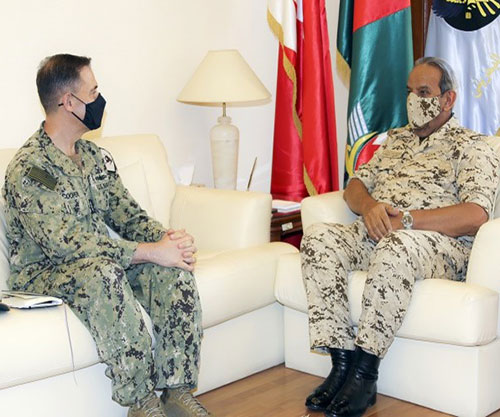 Bahrain’s Commander-in-Chief, Coast Guard Commander Receive US 5th Fleet Commander