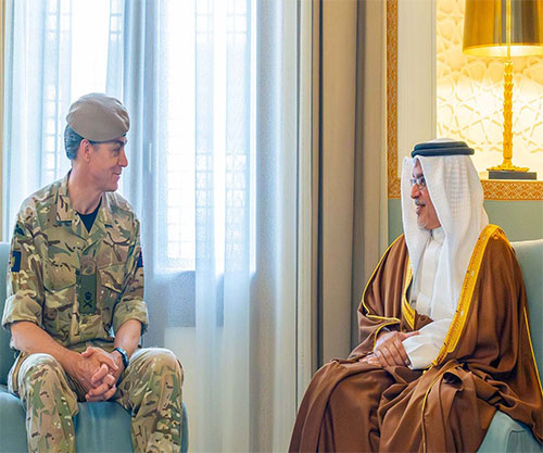 Bahrain’s Crown Prince, Commander-in-Chief Receive UK Chief of Joint Operations 