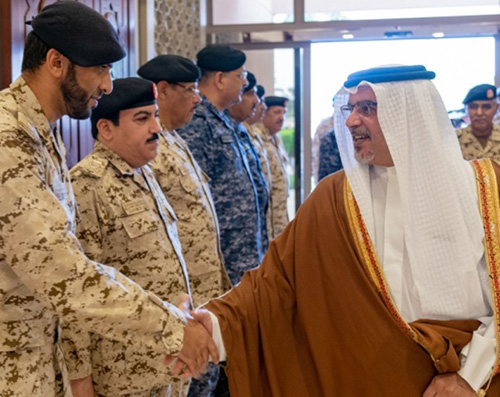 Bahrain’s Crown Prince Visits Defense Force’s General Command