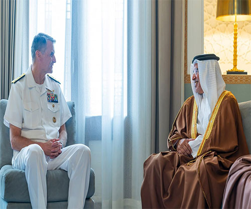 Bahrain’s Deputy Supreme Commander Meets New U.S. Fifth Fleet Commander