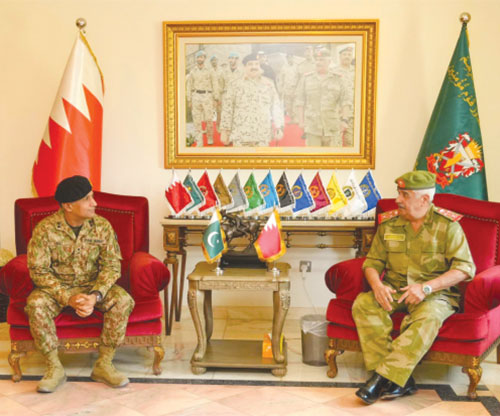 Bahrain’s National Guard Commander Receives Pakistan Army Vice Chief of General Staff Bahrain’s National Guard Commander Receives Pakistan Army Vice Chief of General Staff