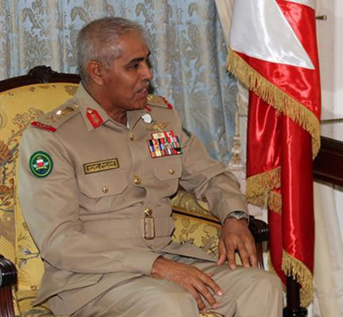 Bahrain Chief-of-Staff Receives Peninsula Shield Force Commander 