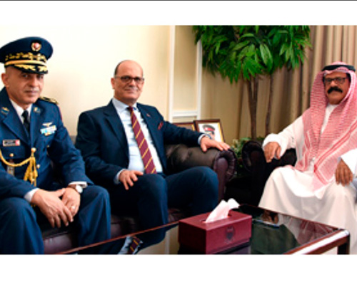 Bahrain Defense Minister, BDF Chief Receive Tunisian Military Attaché