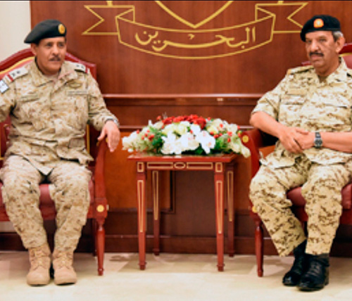 Saudi, Jordanian Military College Delegations Visit Bahrain