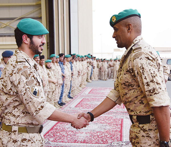 Bahrain Royal Guard Special Force Commander Attends Graduation Ceremony