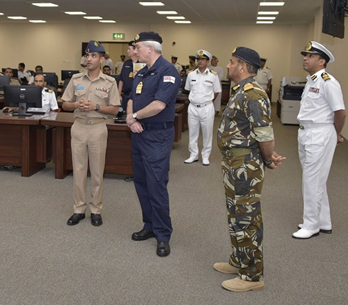 British Naval Staff Chief Visits Oman’s Maritime Security Center