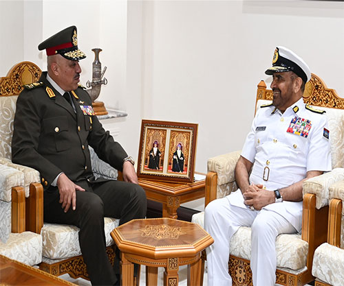 Chiefs of Staff of Egyptian Armed Forces, Royal Saudi Naval Forces Visit Oman