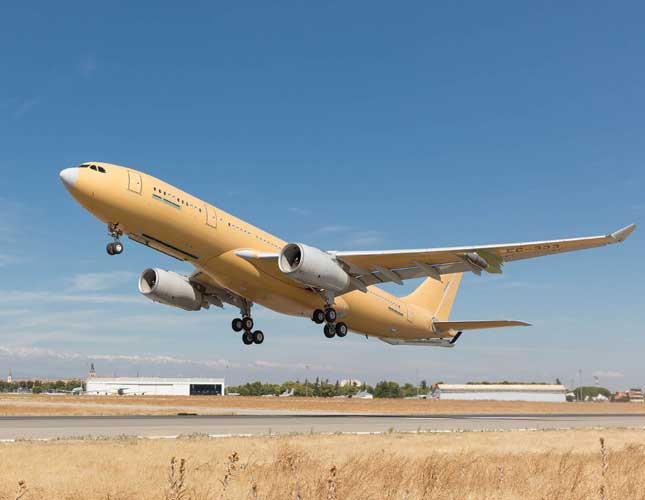 First New Standard A330 MRTT Makes Maiden Flight