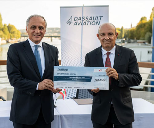 Dassault Aviation, Nawraj Hand Over Medical Equipment to Lebanon