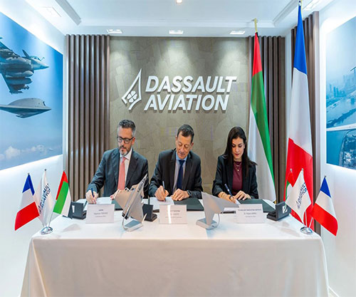 Dassault Aviation, TII, and ASPIRE Sign Strategic Cooperation Agreement at Dubai Airshow 2025