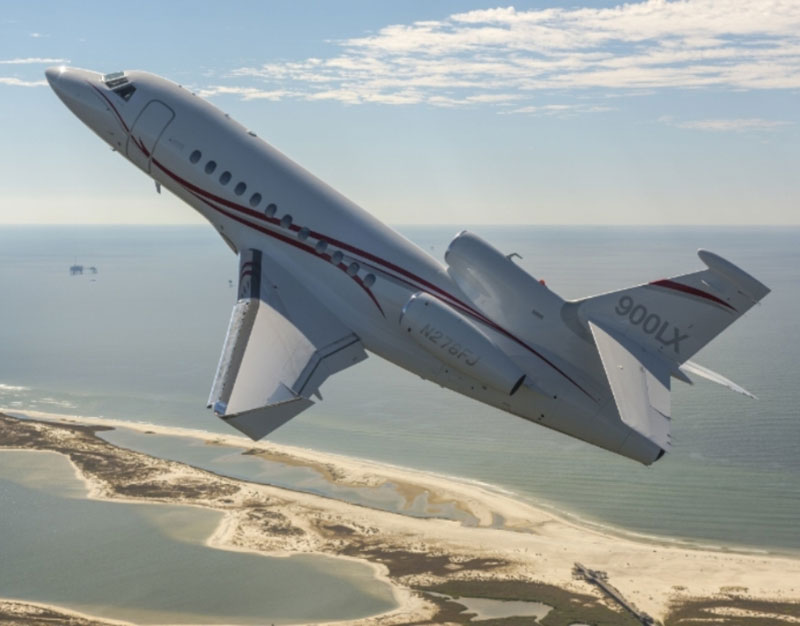 Dassault Aviation’s Long Range Falcon 900LX at the International Marrakech Air Show