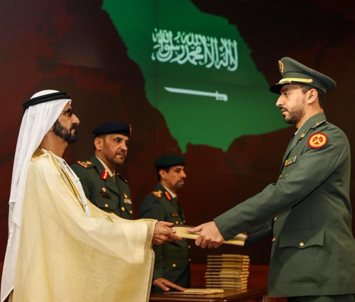 Dubai Ruler Attends Graduation at Joint Command & Staff College 