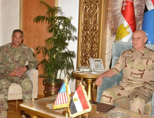 Egypt’s Chief-of-Staff Receives US CENTCOM Commander