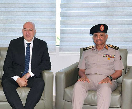 Egyptian Army Chief, Minister of Defense & Military Production Receives Italian Defense Minister 