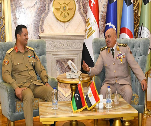 Egyptian Chief of Staff Receives Chief of General Staff of Libyan Army