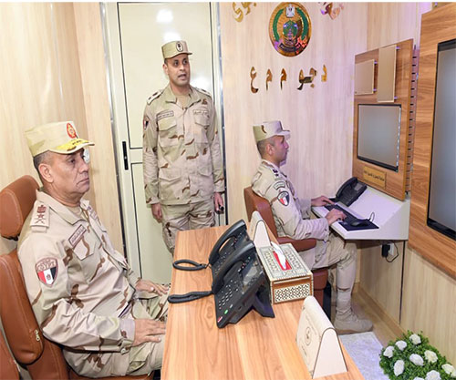 Egyptian Commander-in-Chief Inspects Combat Readiness of Central Military Zone Egyptian Commander-in-Chief Inspects Combat Readiness of Central Military Zone