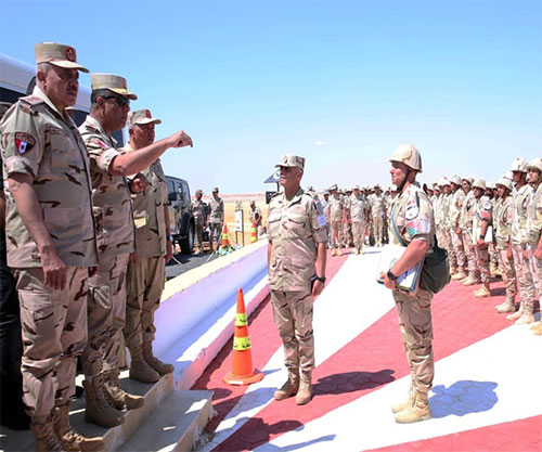 Egyptian Commander-in-Chief Witnesses Main Phase of “Badr 2026” Tactical Exercise