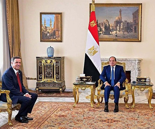 Egyptian President Meets Director of US Central Intelligence Agency (CIA) Egyptian President Meets Director of US Central Intelligence Agency (CIA)