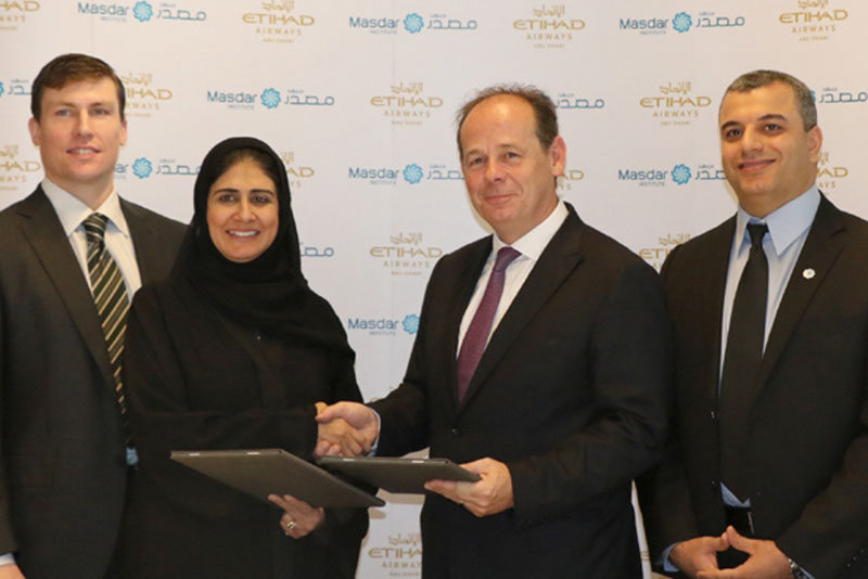 Etihad, Masdar Institute Sign Research Agreement