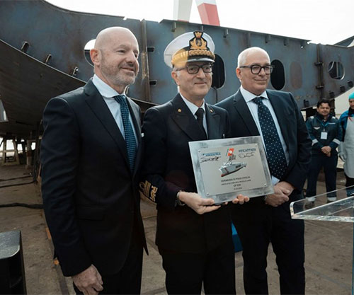 Fincantieri, Cantieri Navale Vittoria Lay Keel of Italian Coast Guard’s Multi-Role Offshore Vessel
