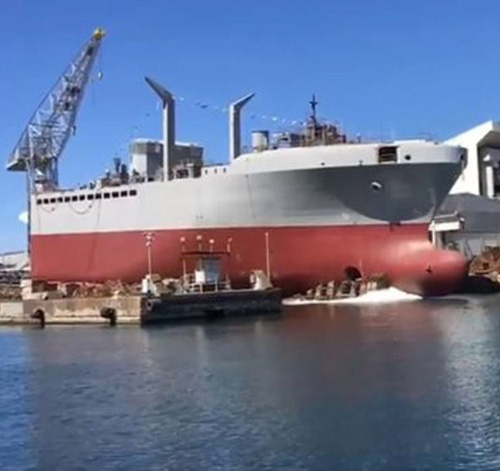 Fincantieri Launches “Antonio Marceglia” Frigate