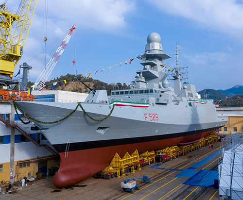 Fincantieri Launches 10th FREMM Frigate “Emilio Bianchi”