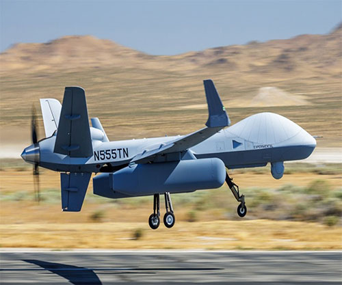 GA-ASI Completes First Flight of MQ-9B with Airborne Early Warning (AEW) Pods