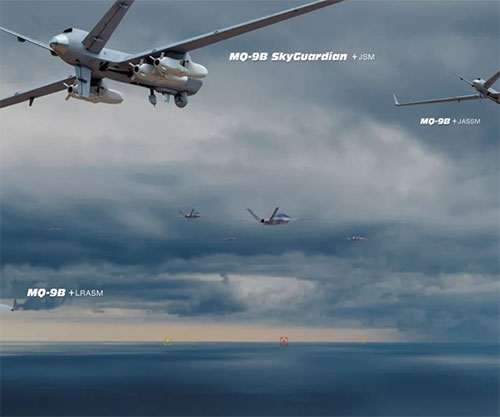 GA-ASI Develops Long-Range Weapons Capabilities for MQ-9B