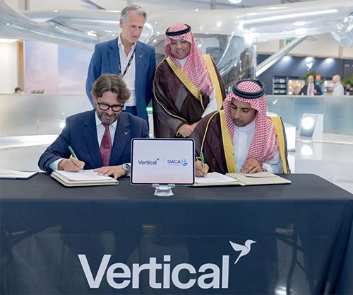 GACA, Vertical Aerospace Sign MoU on Advanced Air Mobility