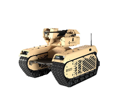 Hornet, Milrem Robotics Exhibit New Combat UGV at DSEI 2021