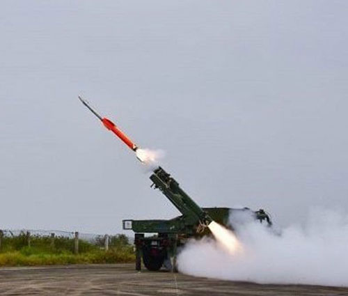 India Test-Fires Quick Reaction Surface to Air Missile (QRSAM)