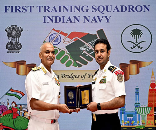 Indian Navy Chief Welcomes Saudi Cadets to First Joint Training