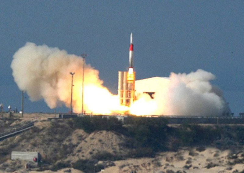Israel Tests Arrow 3 Missile Defense System