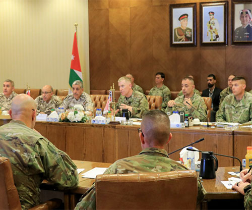 Jordan’s Deputy Army Chief Receives U.S. Army Central’s Commander 