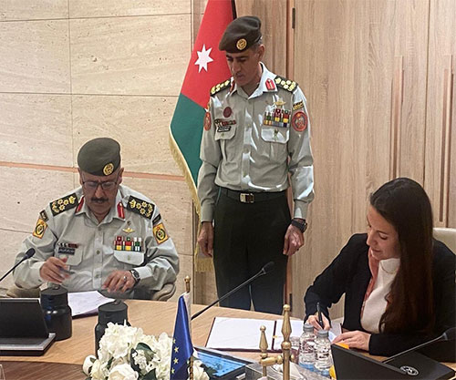 Jordan Armed Forces Sign Agreement with Austria; MoU with European Commission