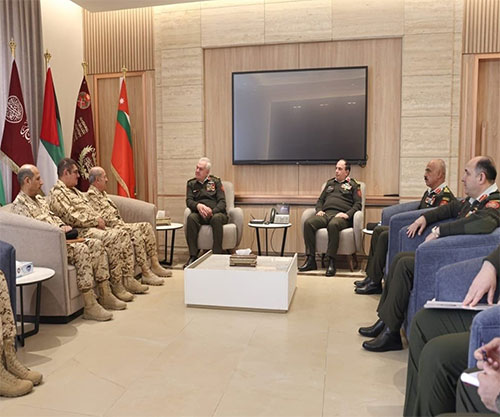 Jordanian Army Chief Receives Bahraini Military Delegation; Visits Royal Engineering Corps 