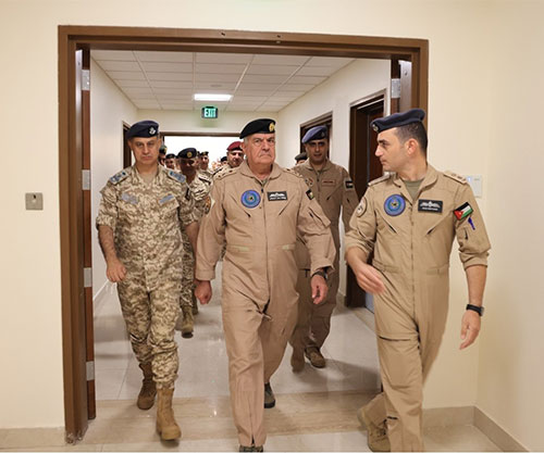 Jordanian Army Chief Visits Royal Air Force Base, Two Artillery Battalions