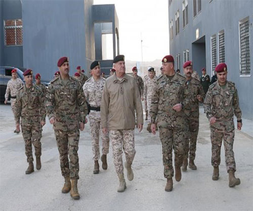 Jordanian Army Chief Visits Special Forces Training School