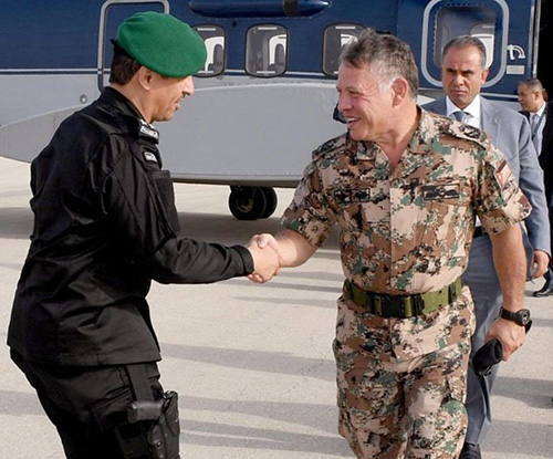 Jordanian King Attends Closing Ceremony of Gulf Shield 1 