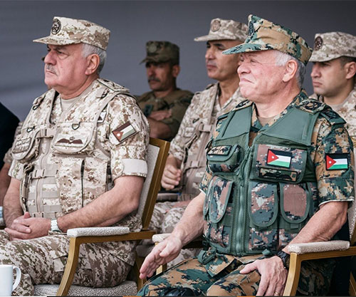 Jordanian King Attends Joint Tactical Exercise