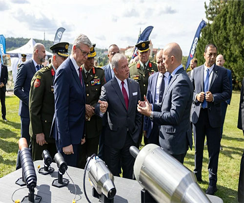 Jordanian King Holds Talks with Czech President; Meets Defence Industry Executives in Prague Jordanian King Holds Talks with Czech President; Meets Defence Industry Executives in Prague