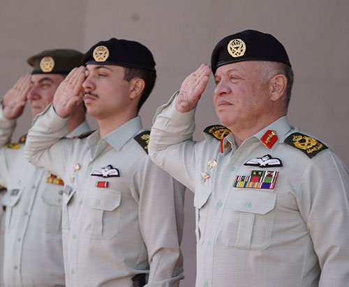 Jordanian King Honors 2nd Al Hussein Mechanized Battalion