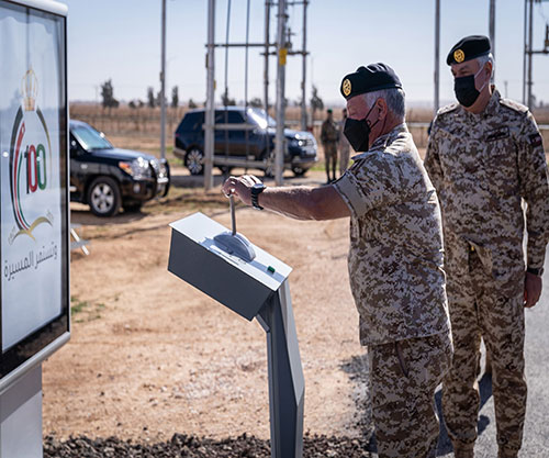 Jordanian King Inaugurates Expansion of RJAF Technical University College 