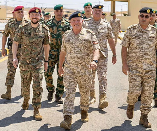 Jordanian King Inaugurates New Buildings for 40th King Hussein bin Talal Royal Armoured Brigade Jordanian King Inaugurates New Buildings for 40th King Hussein bin Talal Royal Armoured Brigade