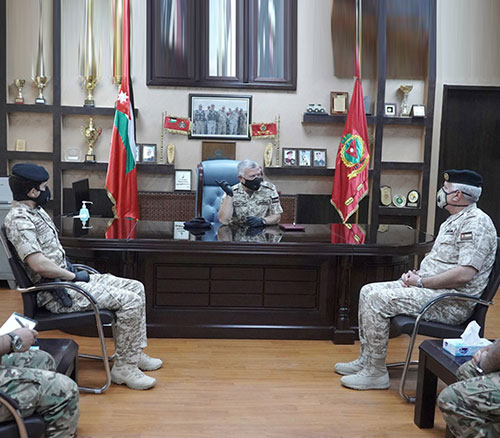 Jordanian King Visits King Hussein bin Ali Brigade Command