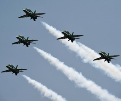 Saudi Falcons Mark Pakistan’s 70th Anniversary